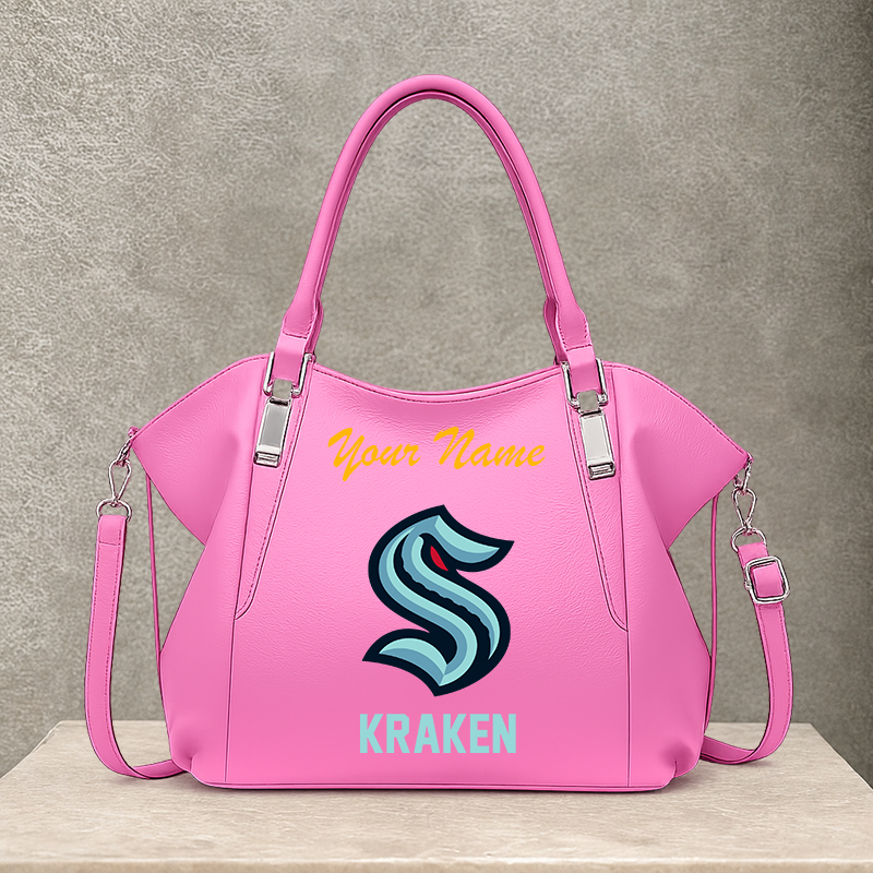 [SUPER SALE] NEW CUSTOMIZED NHL20 STK SEATTLE KRAKEN SHOULDER HANDBAG