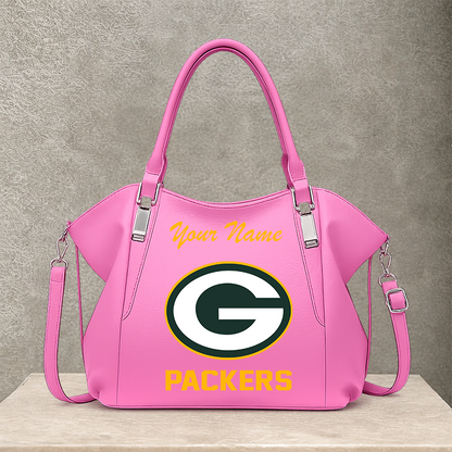 [SPECIAL OFFER] NEW CUSTOMIZED NFL08 GBP GREEN BAY PACKERS SHOULDER HANDBAG