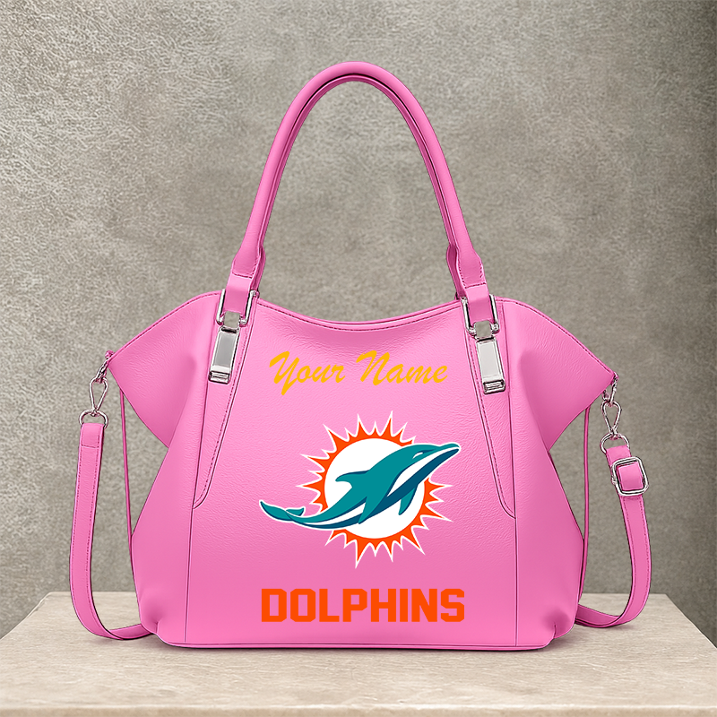 [SPECIAL OFFER] NEW CUSTOMIZED NFL19 MDP MIAMI DOLPHINS SHOULDER HANDBAG