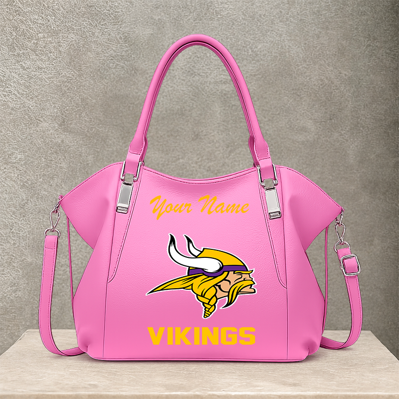 [SPECIAL OFFER] NEW CUSTOMIZED NFL05 MVK MINNESOTA VIKINGS SHOULDER HANDBAG