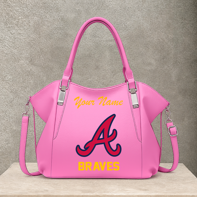 [FLASH SALE] NEW CUSTOMIZED MLB09 ABS ATLANTA BRAVES SHOULDER HANDBAG