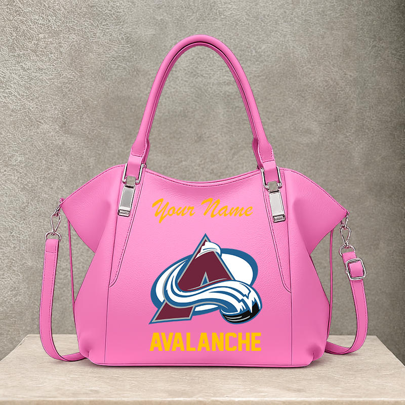 [SUPER SALE] NEW CUSTOMIZED NHL05 CAL COLORADO AVALANCHE SHOULDER HANDBAG