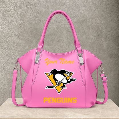 [SUPER SALE] NEW CUSTOMIZED NHL26 PBP PITTSBURGH PENGUINS SHOULDER HANDBAG