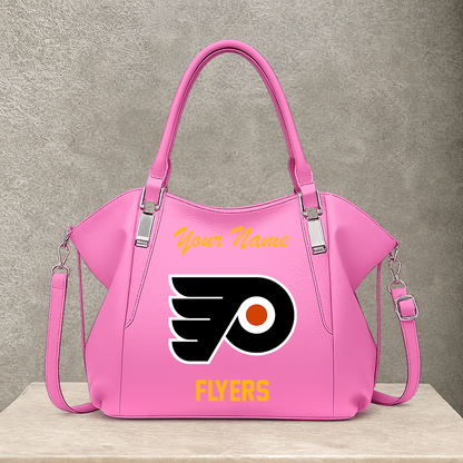 [SUPER SALE] NEW CUSTOMIZED NHL27 PPF PHILADELPHIA FLYERS SHOULDER HANDBAG