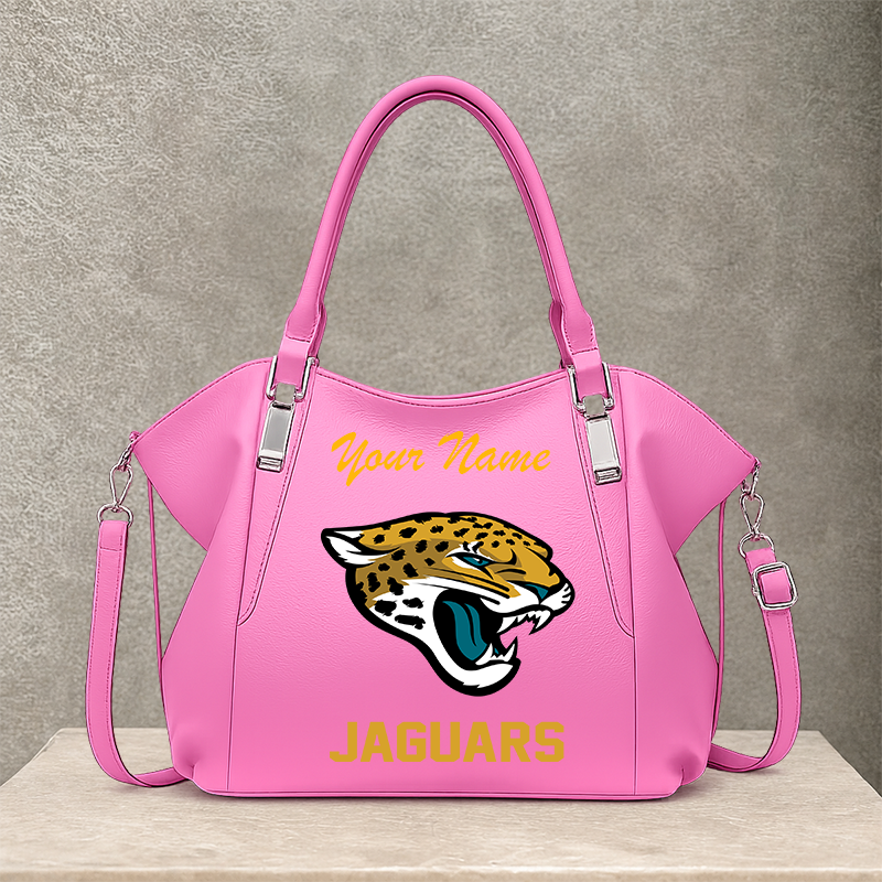 [SPECIAL OFFER] NEW CUSTOMIZED NFL30 JSJ JACKSONVILLE JAGUARS SHOULDER HANDBAG