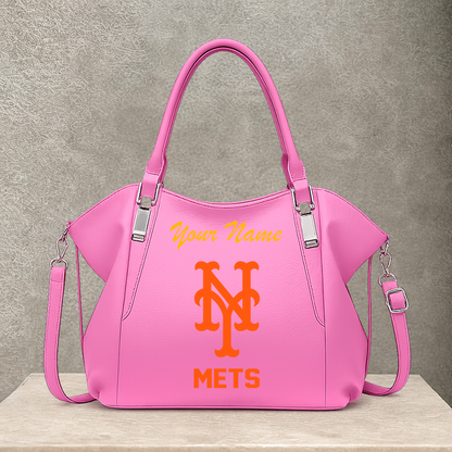 [FLASH SALE] NEW CUSTOMIZED MLB17 NYM NEW YORK METS SHOULDER HANDBAG