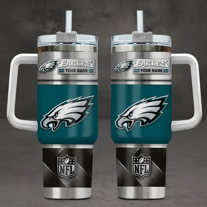 [SPECIAL OFFER] NEW CUSTOMIZED NFL02 PPE PHILADELPHIA EAGLES TUMBLER CUP