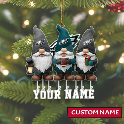 [SPECIAL OFFER] NEW CUSTOMIZED NFL02 PPE PHILADELPHIA EAGLES CHRISTMAS ACRYLIC ORNAMENT