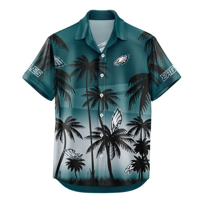 [SPECIAL OFFER] NEW CUSTOMIZED NFL02 PPE PHILADELPHIA EAGLES UNISEX HAWAIIAN SHIRT & SHORTS SET