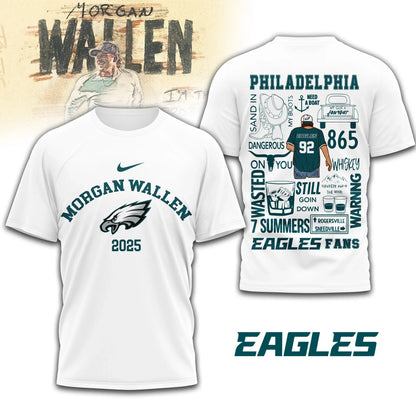 [SPECIAL OFFER] NEW CUSTOMIZED NFL02 PPE PHILADELPHIA EAGLES T-SHIRT | MULTIPLE COLORS AVAILABLE