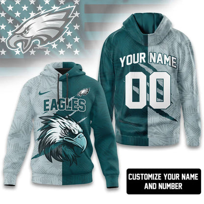 [SPECIAL OFFER] NEW CUSTOMIZED NFL02 PPE PHILADELPHIA EAGLES T-SHIRT, HOODIE, ZIP HOODIE