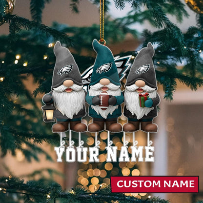[SPECIAL OFFER] NEW CUSTOMIZED NFL02 PPE PHILADELPHIA EAGLES CHRISTMAS ACRYLIC ORNAMENT