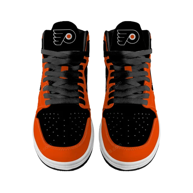 [SUPER SALE] NEW CUSTOMIZED NHL27 PD FLYERS AIR JORDAN SNEAKERS