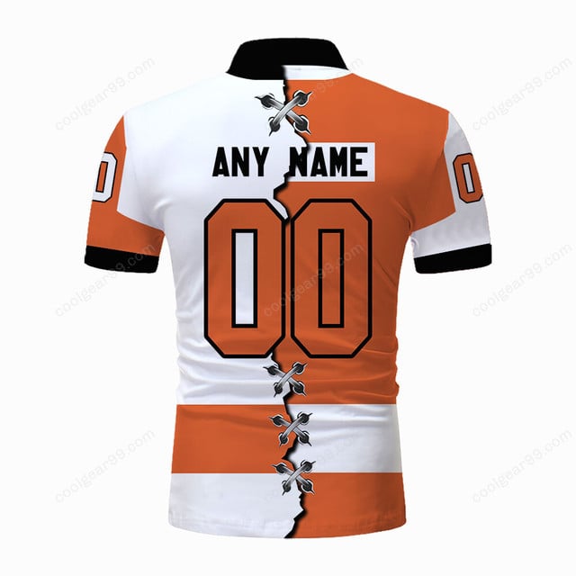 LIMITED EDITION - NEW CUSTOMIZED NHL27 PPF PHILADELPHIA FLYERS UNISEX T-SHIRT, POLO, HOODIE & JACKETS