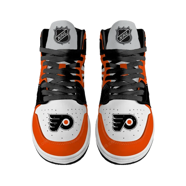 [SUPER SALE] NEW CUSTOMIZED NHL27 PD FLYERS AIR JORDAN SNEAKERS
