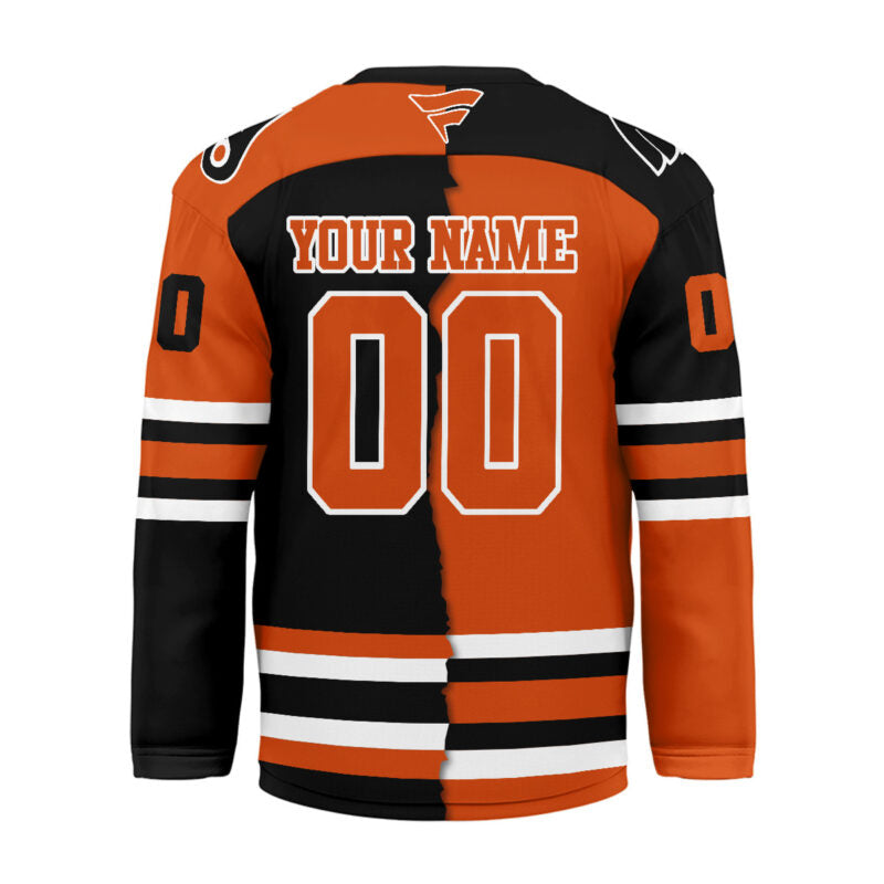 [SUPER SALE] NEW CUSTOMIZED NHL27 BFS PHILADELPHIA FLYERS UNISEX HOCKEY JERSEY