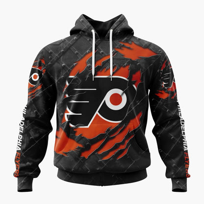 LIMITED EDITION - NEW CUSTOMIZED NHL27 PPF PHILADELPHIA FLYERS UNISEX T-SHIRT, POLO, HOODIE & JACKETS