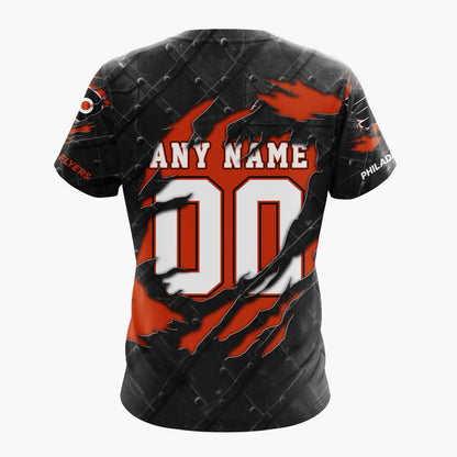 LIMITED EDITION - NEW CUSTOMIZED NHL27 PPF PHILADELPHIA FLYERS UNISEX T-SHIRT, POLO, HOODIE & JACKETS