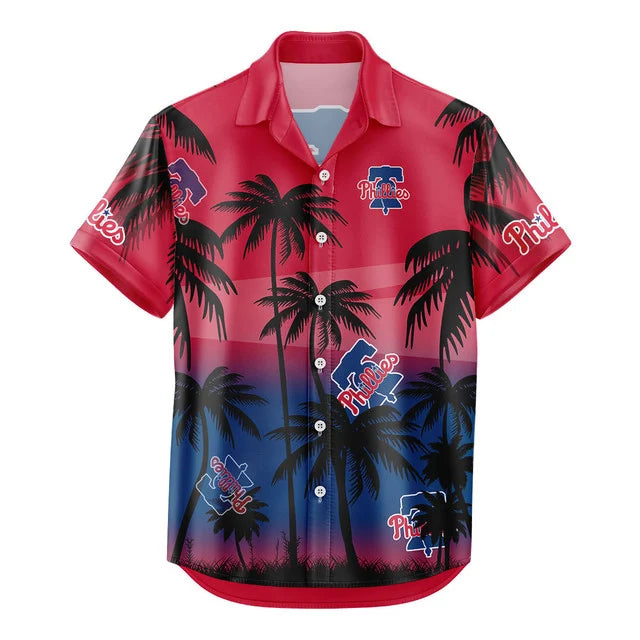 [FLASH SALE] NEW CUSTOMIZED MLB11 PPS PHILADELPHIA PHILLIES UNISEX HAWAIIAN SHIRT & SHORTS SET