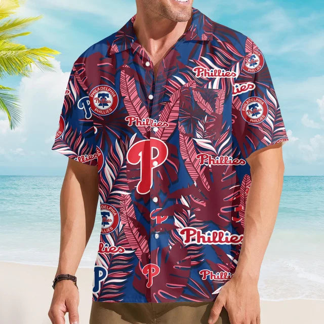 [FLASH SALE] NEW CUSTOMIZED MLB11 PPS PHILADELPHIA PHILLIES UNISEX HAWAIIAN SHIRT