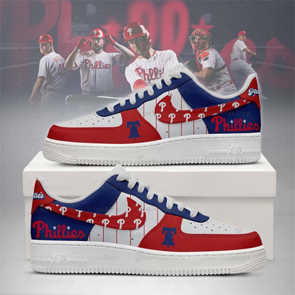 [FLASH SALE] NEW CUSTOMIZED MLB11 PH PHILLIES AF1 SHOES