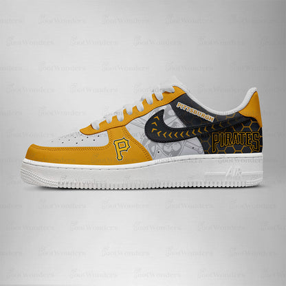 [FLASH SALE] NEW CUSTOMIZED MLB29 PB PIRATES AF1 SHOES