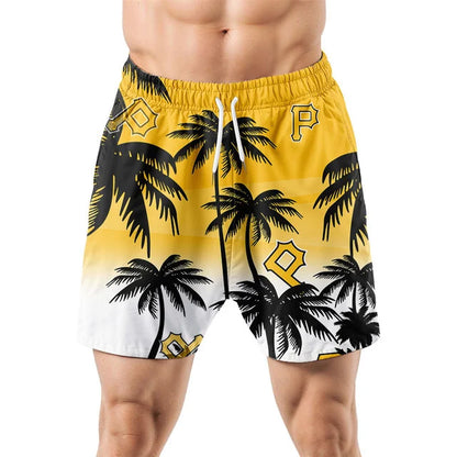[FLASH SALE] NEW CUSTOMIZED MLB29 PHP PITTSBURGH PIRATES UNISEX HAWAIIAN SHIRT & SHORTS SET