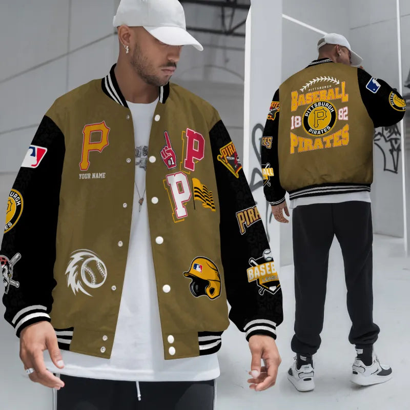 [FLASH SALE] NEW CUSTOMIZED MLB29 PHP PITTSBURGH PIRATES UNISEX T-SHIRT, POLO, HOODIE & JACKETS