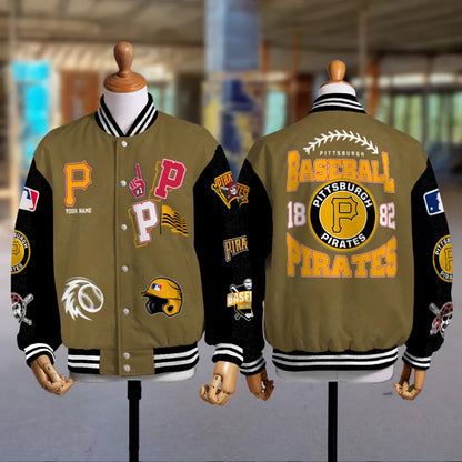 [FLASH SALE] NEW CUSTOMIZED MLB29 PHP PITTSBURGH PIRATES UNISEX T-SHIRT, POLO, HOODIE & JACKETS
