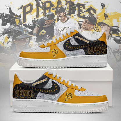 [FLASH SALE] NEW CUSTOMIZED MLB29 PB PIRATES AF1 SHOES