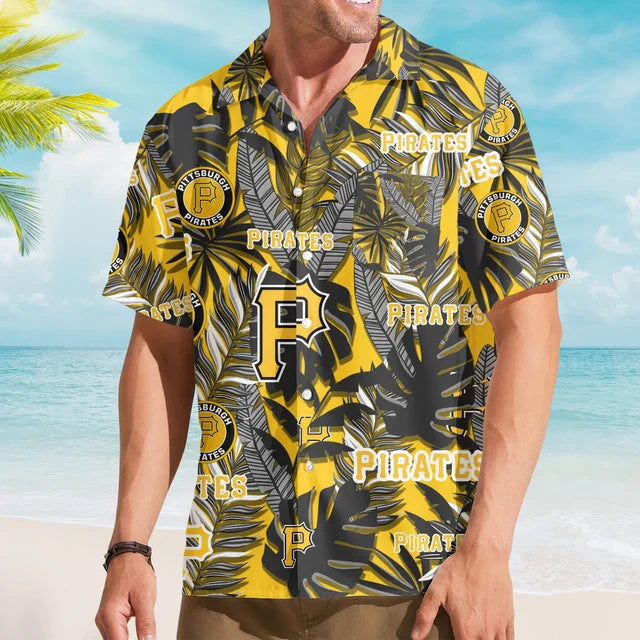 [FLASH SALE] NEW CUSTOMIZED MLB29 PHP PITTSBURGH PIRATES UNISEX HAWAIIAN SHIRT