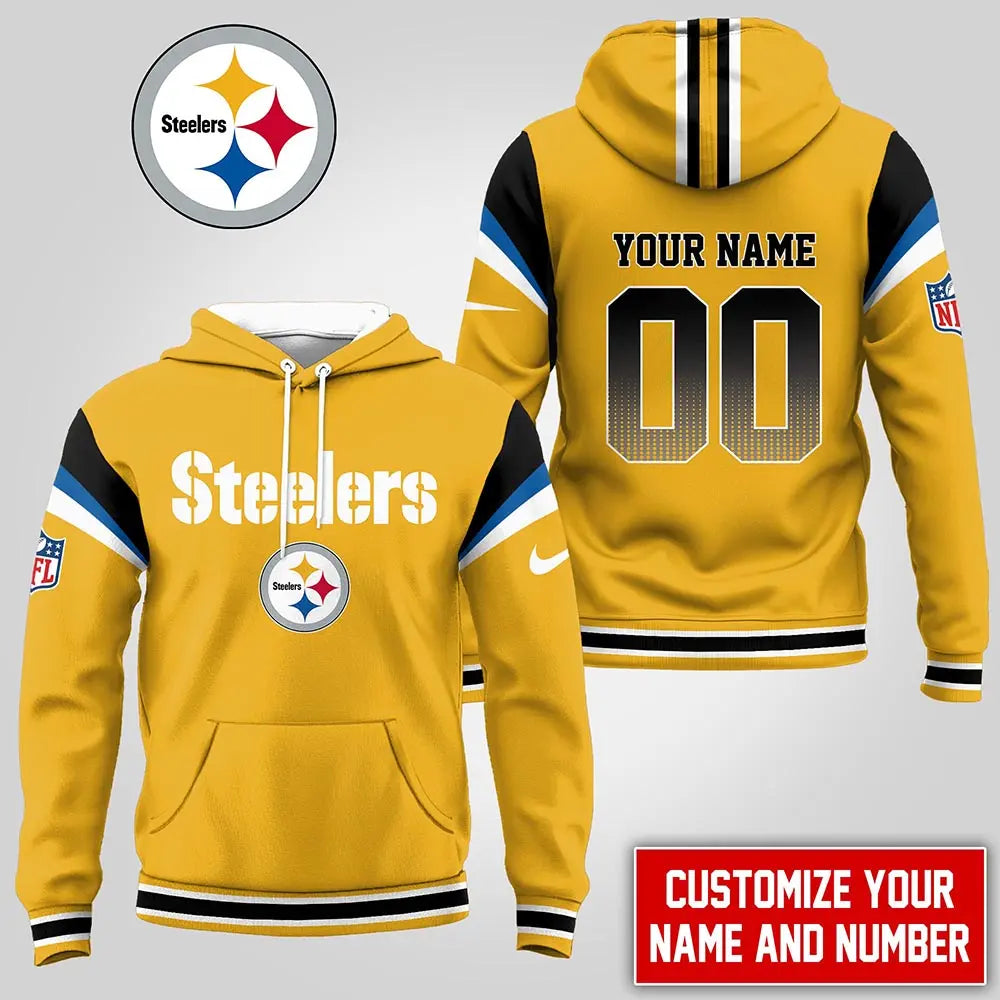 [SPECIAL OFFER] NEW CUSTOMIZED NFL14 PSB PITTSBURGH STEELERS T-SHIRT, HOODIE, ZIP HOODIE