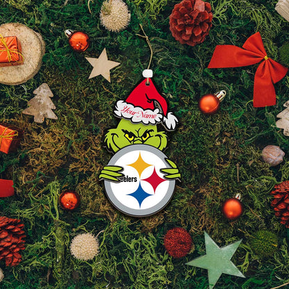 [SPECIAL OFFER] NEW CUSTOMIZED NFL14 PSB PITTSBURGH STEELERS CHRISTMAS ACRYLIC ORNAMENT