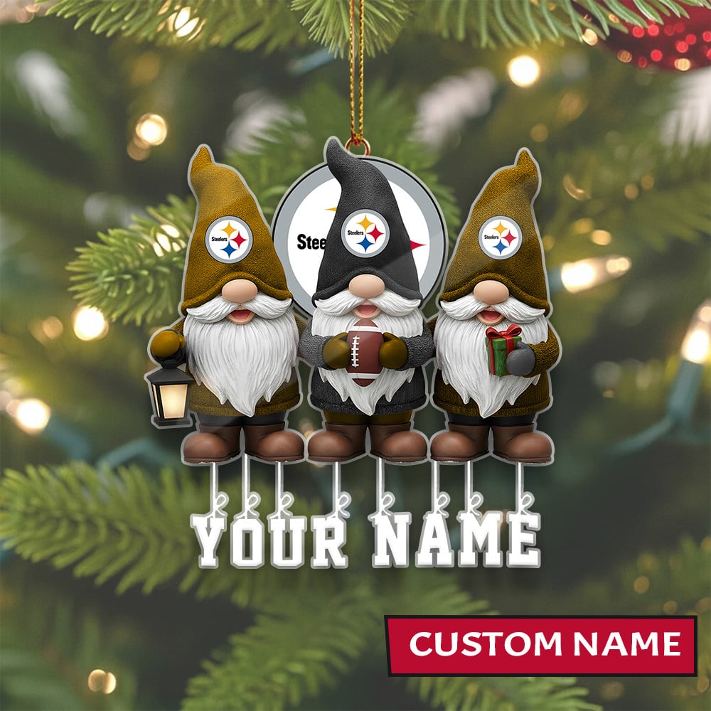 [SPECIAL OFFER] NEW CUSTOMIZED NFL14 PSB PITTSBURGH STEELERS CHRISTMAS ACRYLIC ORNAMENT