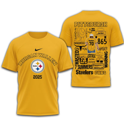 [SPECIAL OFFER] NEW CUSTOMIZED NFL14 PSB PITTSBURGH STEELERS T-SHIRT | MULTIPLE COLORS AVAILABLE