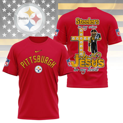 [SPECIAL OFFER] NEW CUSTOMIZED NFL14 PSB PITTSBURGH STEELERS T-SHIRT | MULTIPLE COLORS AVAILABLE