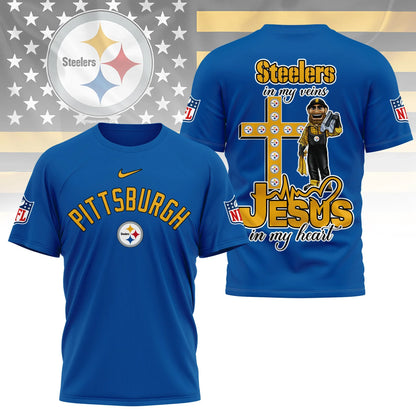 [SPECIAL OFFER] NEW CUSTOMIZED NFL14 PSB PITTSBURGH STEELERS T-SHIRT | MULTIPLE COLORS AVAILABLE