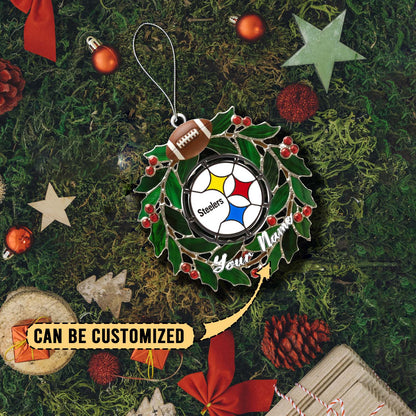 [SPECIAL OFFER] NEW CUSTOMIZED NFL14 PSB PITTSBURGH STEELERS CHRISTMAS ACRYLIC ORNAMENT