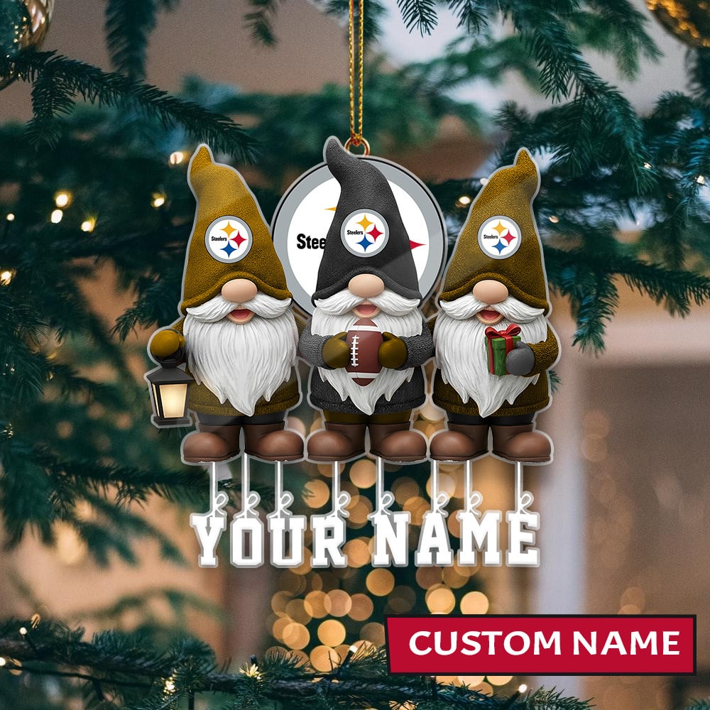 [SPECIAL OFFER] NEW CUSTOMIZED NFL14 PSB PITTSBURGH STEELERS CHRISTMAS ACRYLIC ORNAMENT