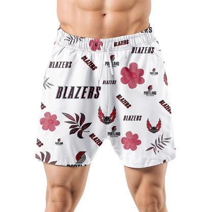 [HOT DEAL] NEW CUSTOMIZED NBA22 PTB PORTLAND TRAIL BLAZERS UNISEX HAWAIIAN SHIRT & SHORTS SET