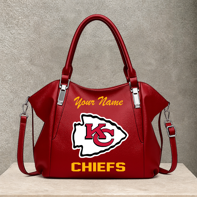 [SPECIAL OFFER] NEW CUSTOMIZED NFL01 KCC KANSAS CITY CHIEFS SHOULDER HANDBAG