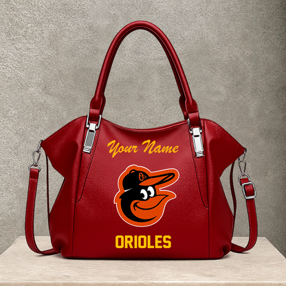 [FLASH SALE] NEW CUSTOMIZED MLB25 BOS BALTIMORE ORIOLES SHOULDER HANDBAG