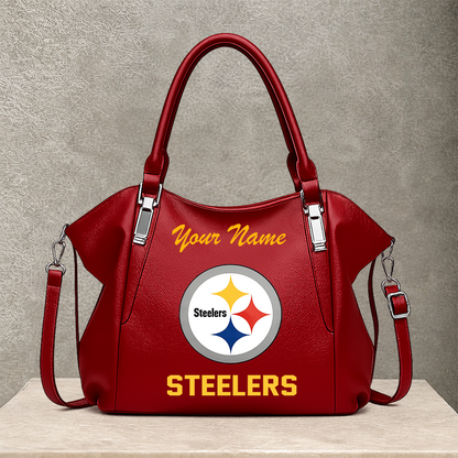 [SPECIAL OFFER] NEW CUSTOMIZED NFL14 PSB PITTSBURGH STEELERS SHOULDER HANDBAG