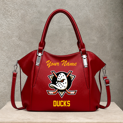 [SUPER SALE] NEW CUSTOMIZED NHL09 AHD ANAHEIM DUCKS SHOULDER HANDBAG