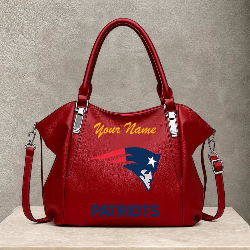 [SPECIAL OFFER] NEW CUSTOMIZED NFL27 NEP NEW ENGLAND PATRIOTS SHOULDER HANDBAG