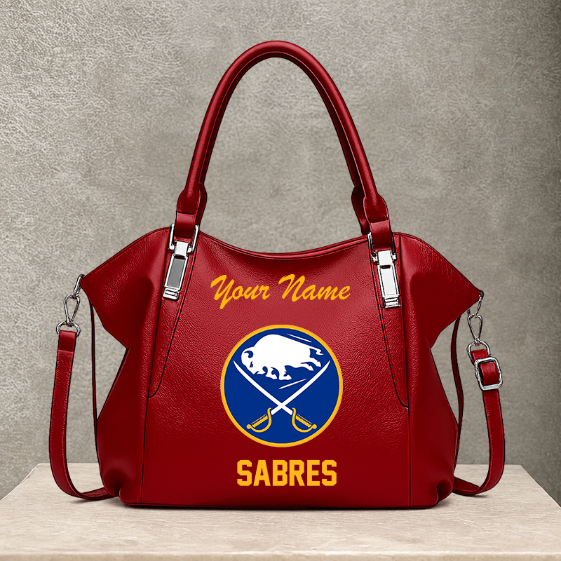 [SUPER SALE] NEW CUSTOMIZED NHL28 BFS BUFFALO SABRES SHOULDER HANDBAG