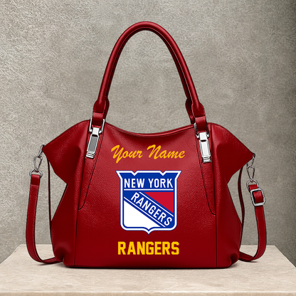 [SUPER SALE] NEW CUSTOMIZED NHL24 NYR NEW YORK RANGERS SHOULDER HANDBAG