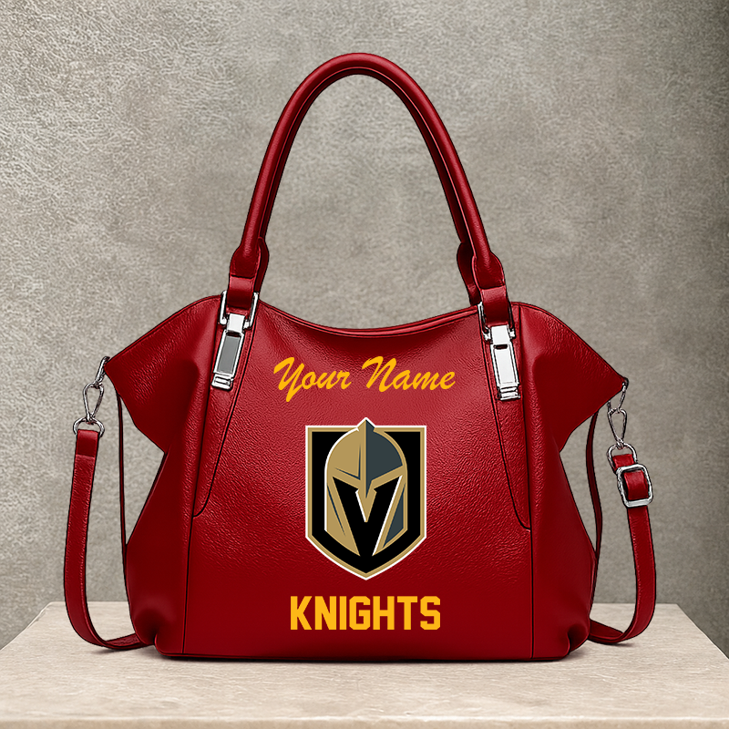 [SUPER SALE] NEW CUSTOMIZED NHL04 VGK VEGAS GOLDEN KNIGHTS SHOULDER HANDBAG