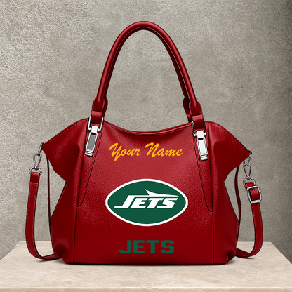 [SPECIAL OFFER] NEW CUSTOMIZED NFL25 NYJ NEW YORK JETS SHOULDER HANDBAG
