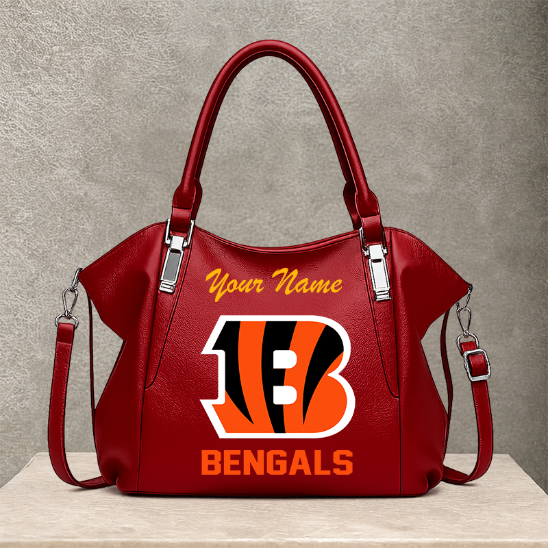 [SPECIAL OFFER] NEW CUSTOMIZED NFL16 CCB CINCINNATI BENGALS SHOULDER HANDBAG